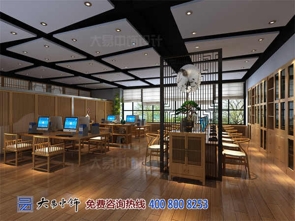 禪意辦公室中式設(shè)計(jì)裝修 工作即是一種修行