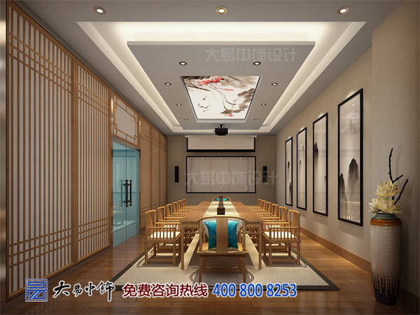 禪意辦公室中式設(shè)計(jì)裝修 工作即是一種修行
