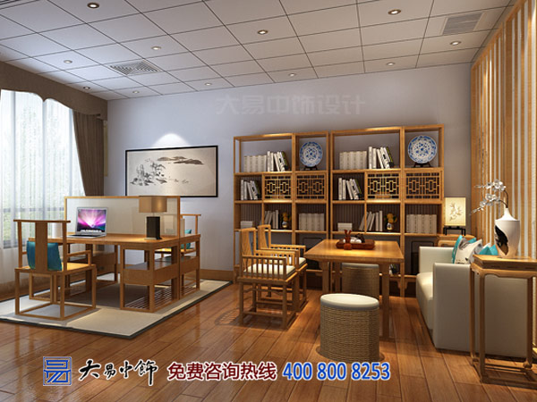 禪意辦公室中式設(shè)計(jì)裝修 工作即是一種修行