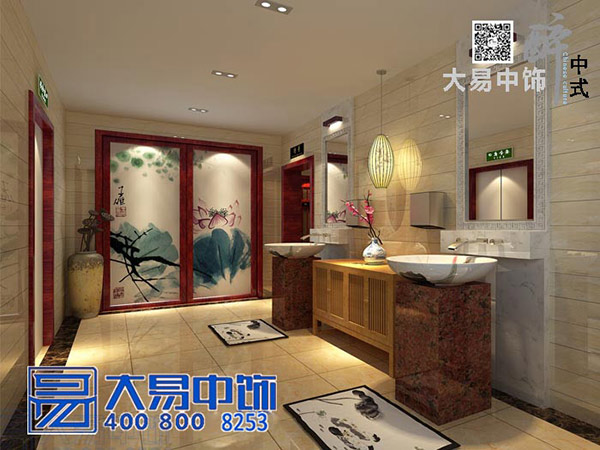 古琴會館中式裝修設(shè)計 此景只應(yīng)天上有